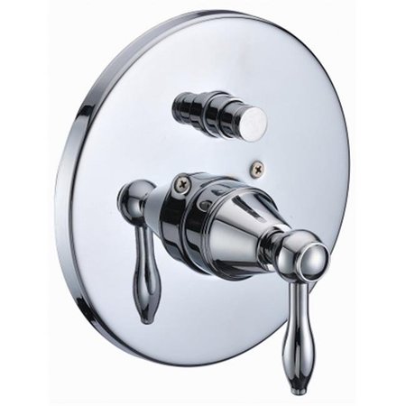 DAWN KITCHEN & BATH PRODUCTS INC Dawn Kitchen & Bath D2221601C Pressure Balancing Diverter Valve Trim - Lever Handle - Chrome D2221601C